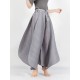 Simple Wide Leg Loose Pleated Solid Color Casual Pants Bottoms