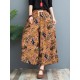 Original Creation Loose Wide Leg Printed Casual Pants Bottoms