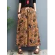 Original Creation Loose Wide Leg Printed Casual Pants Bottoms