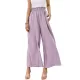 Simple Wide Leg Loose Elasticity Casual Pants Bottoms