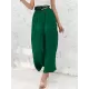 Simple Wide Leg Loose Elasticity Casual Pants Bottoms