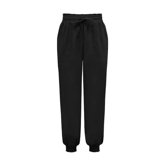 Casual Drawstring Solid Harem Pants