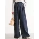 Casual Wide Leg Loose Solid Color Pants Bottoms