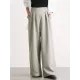 Casual Wide Leg Loose Solid Color Pants Bottoms