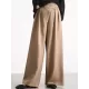 Casual Wide Leg Loose Solid Color Pants Bottoms