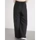 Casual Wide Leg Loose Solid Color Pants Bottoms