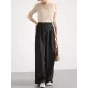 Casual Wide Leg Loose Solid Color Pants Bottoms