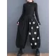 Original Creation Loose Wide Leg Polka-Dot Casual Pants Bottoms