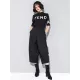 Cool Wide Leg Loose Solid Color Casual Three-Quarter Pants Bottoms