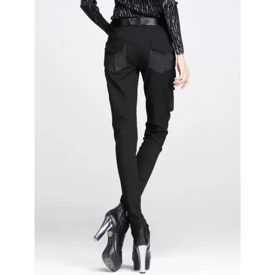 Original Cool Split-Joint With Pockets Zipper Casual Pants Bottoms