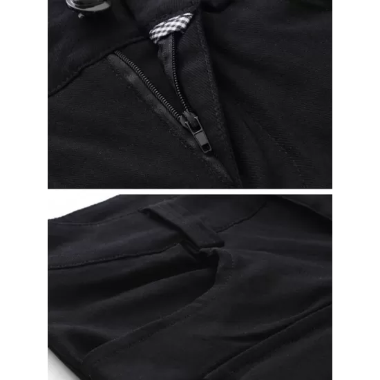 Original Cool Split-Joint With Pockets Zipper Casual Pants Bottoms