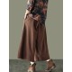 Simple Wide Leg Loose Solid Color Casual Pants Bottoms