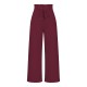 Simple Loose Wide Leg Solid Color Casual Pants Bottoms