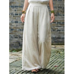 Vintage Casual Yoga Loose Wide Leg Pants