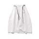 Loose White Linen Split-side Harem Pants