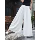 Loose Wide-leg Linen Pants