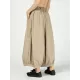 Vintage Ramie Cotton Wide Leg Pants