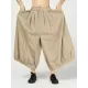 Vintage Ramie Cotton Wide Leg Pants