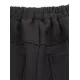 Stylish Black Velvet Split-Joint Harem Pants