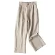 5 Colors Line Loose Casual Plus Size Wide-Leg Pants