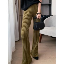 Casual Loose 6 Colors Knitting Wide Leg Pants