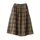 Artistic Retro Plaid A-Line Skirt