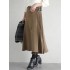 Graceful A-Line Pleated Skirt