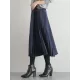 Graceful A-Line Pleated Skirt