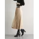 Graceful A-Line Pleated Skirt