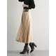 Graceful A-Line Pleated Skirt