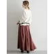 Elegant Split-Joint Color Skirt