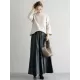 Elegant Split-Joint Color Skirt