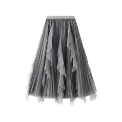 Original Stylish 7 Colors Falbala Gauze Skirt