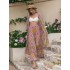 Vacation Loose Long Sleeves Floral Printed Two Pieces Set