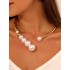 Asymmetric Beaded Geometric Necklaces Accessories Dainty Necklace