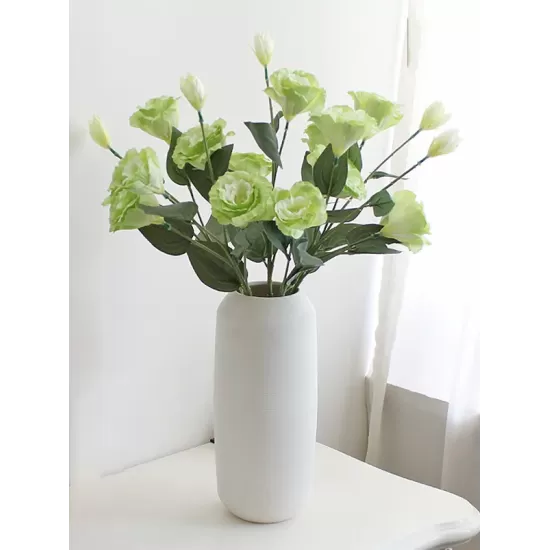 Lisianthus Flower Silk Flower Furnishings Wedding Bouquet Decoration