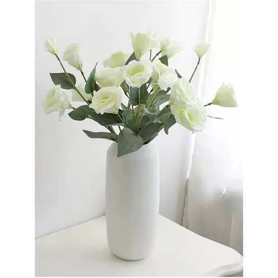 Lisianthus Flower Silk Flower Furnishings Wedding Bouquet Decoration