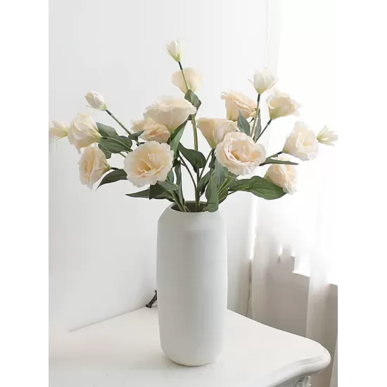 Lisianthus Flower Silk Flower Furnishings Wedding Bouquet Decoration