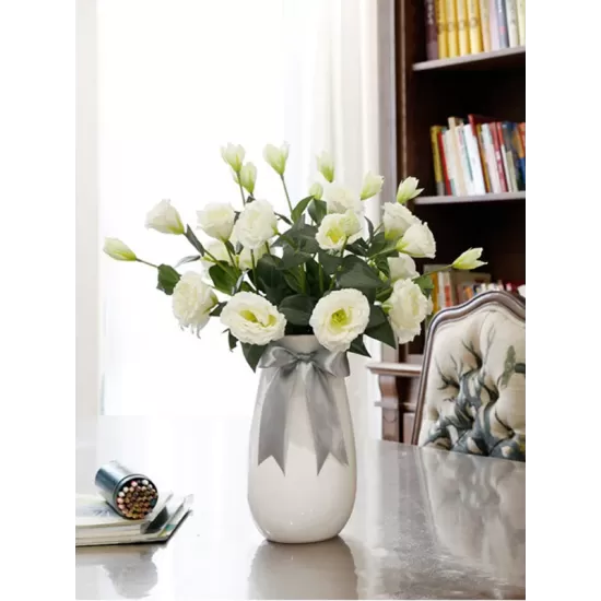 Lisianthus Flower Silk Flower Furnishings Wedding Bouquet Decoration