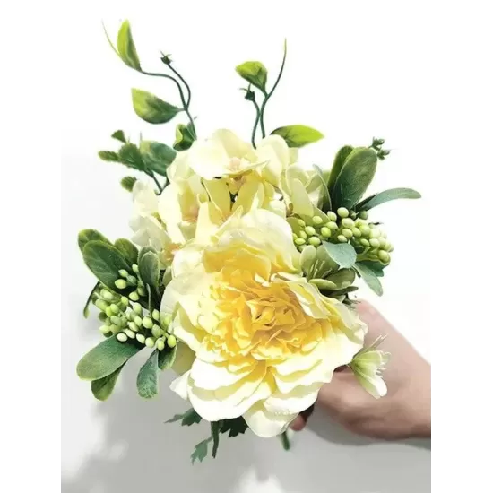 Lisianthus Flower Silk Flower Furnishings Wedding Bouquet Decoration