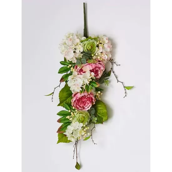 Lisianthus Flower Silk Flower Furnishings Wedding Bouquet Decoration