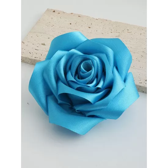 Flower Shape Solid Color Brooch Accessories