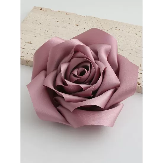 Flower Shape Solid Color Brooch Accessories