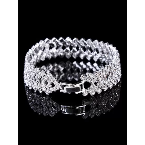 Statement Party Alloy Rhinestone Bracelet Accessories