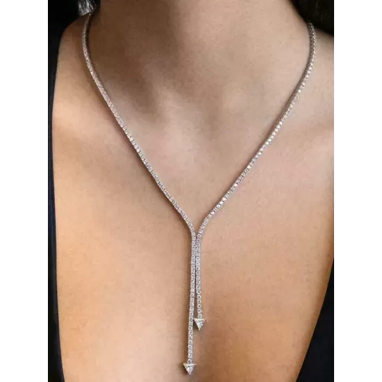 Urban Evening Normcore Rhinestone Necklaces Accessories