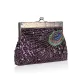 4 Colors Urban Geometric Sequined Makeup Bag Handbag