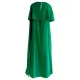 Loose Asymmetric Solid Color Maxi Dresses