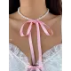 Bowknot Handmade Tied Necklaces Accessories Bracelet Accessories