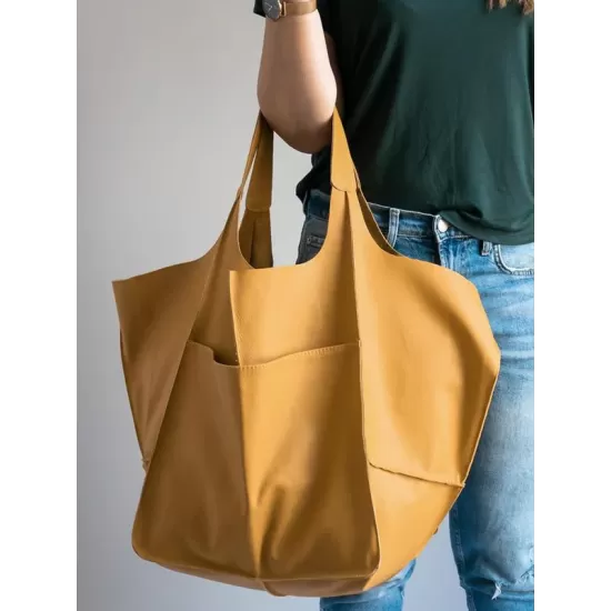 Split-Joint Tote Bags Handbags