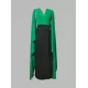 Batwing Sleeves Bandage Contrast Color Split-Front Zipper V-Neck Evening Dresses